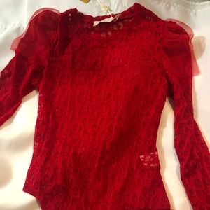 Red Bodysuit